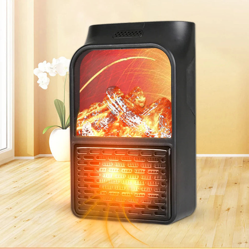 Flame Fireplace Heater Room Portable Electric Heater                                               (Rating 4.9 ⭐️⭐️⭐️⭐️✨